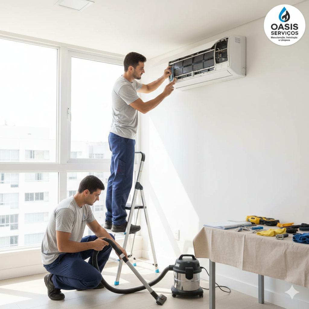 Limpeza de Ar Condicionado Split em Guaraci