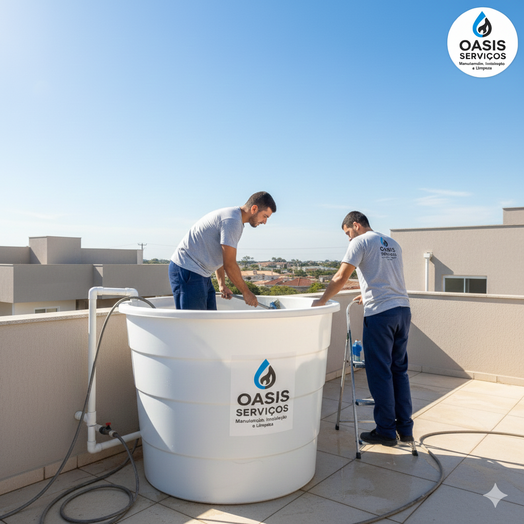Higienização de Caixa D'água Residencial